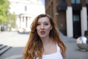 Young Woman Portrait Near St. Paul's Cathedral, London