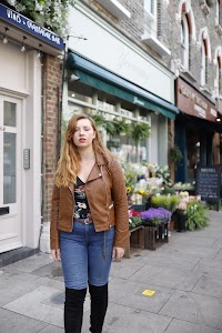 Street Style Portrait Outside Urban Florist