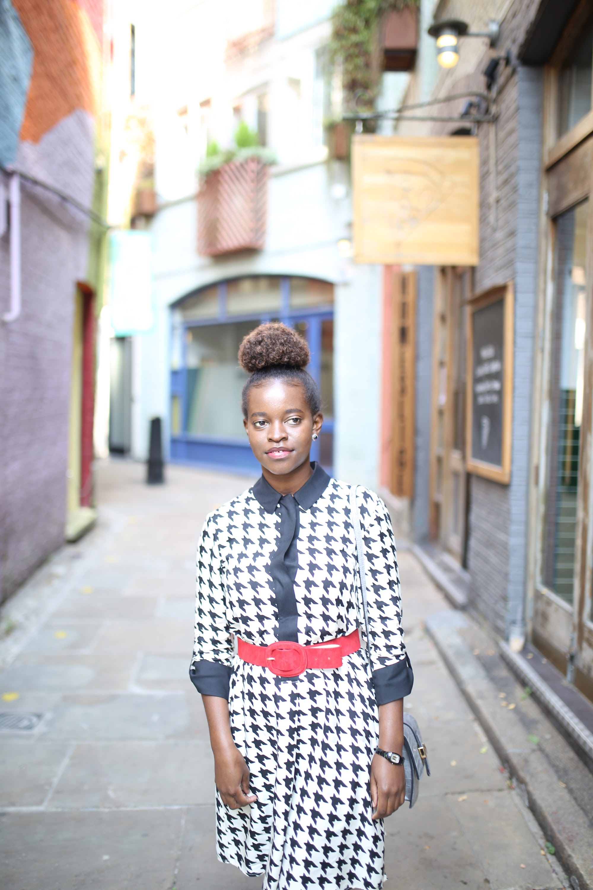 Street Fashion Portrait in Urban Alley