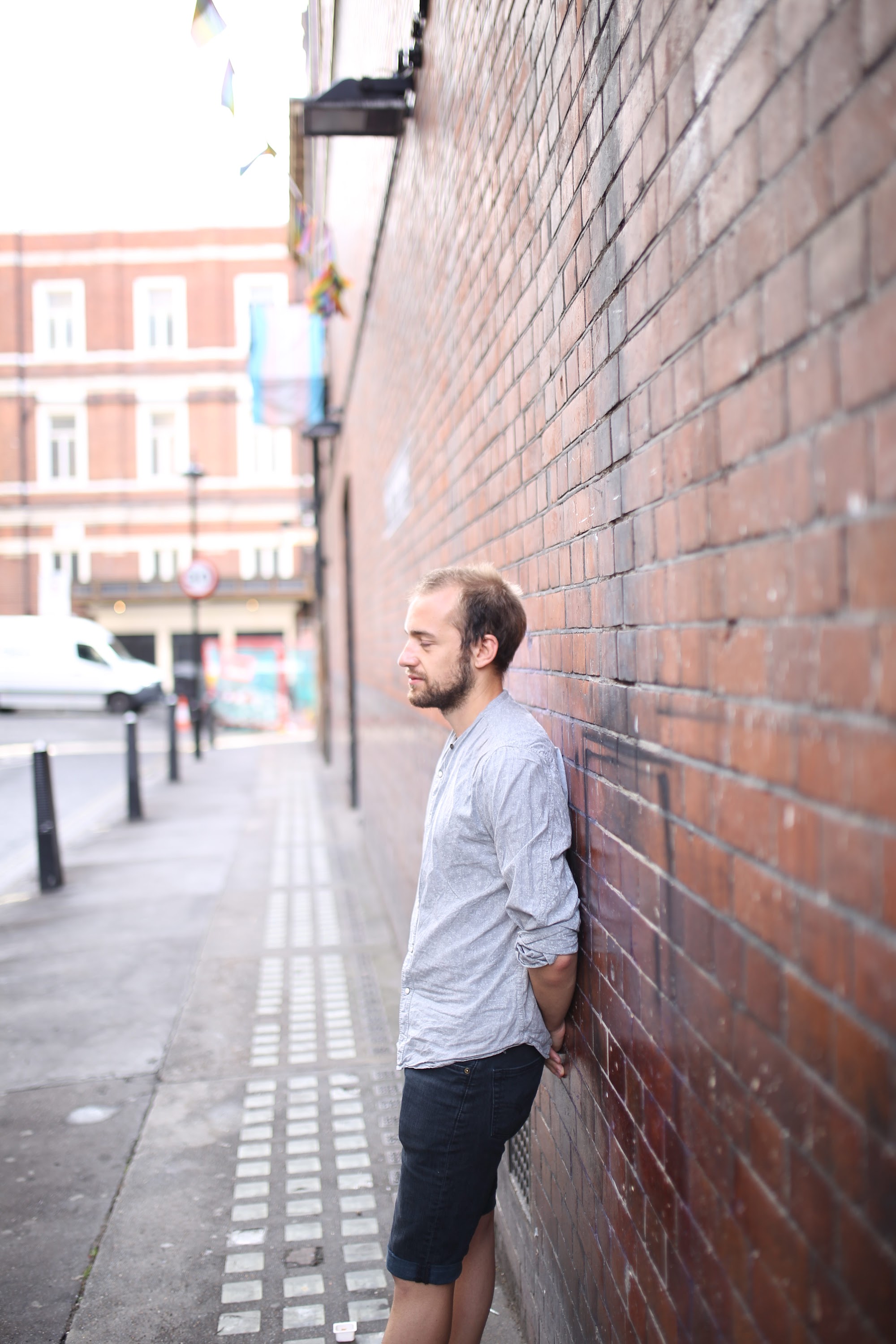 Environmental Portrait in Chinatown Street