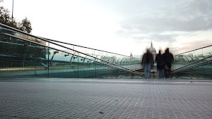 Millennium Bridge Long Exposure Looking Toward St. Paul's Cathedral, London