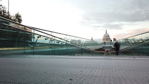 Millennium Bridge Long Exposure Looking Toward St. Paul's Cathedral, London