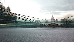 Millennium Bridge Long Exposure Looking Toward St. Paul's Cathedral, London