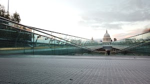 Millennium Bridge Long Exposure Looking Toward St. Paul's Cathedral, London