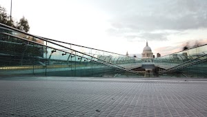 Millennium Bridge Long Exposure Looking Toward St. Paul's Cathedral, London