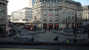 Oxford Circus Intersection at Christmas, London