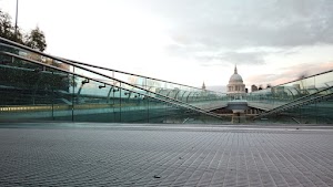 Millennium Bridge Long Exposure Looking Toward St. Paul's Cathedral, London