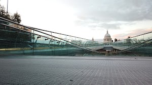 Millennium Bridge Long Exposure Looking Toward St. Paul's Cathedral, London