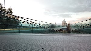 Millennium Bridge Long Exposure Looking Toward St. Paul's Cathedral, London