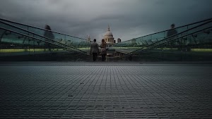 Millennium Bridge Looking Toward St. Paul's Cathedral, London