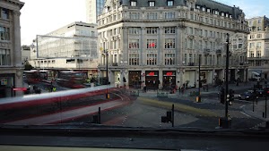 Oxford Circus Intersection at Christmas, London