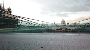 Millennium Bridge Long Exposure Looking Toward St. Paul's Cathedral, London