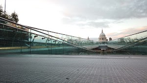 Millennium Bridge Long Exposure Looking Toward St. Paul's Cathedral, London
