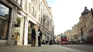 Long Exposure on a Grand London Street at Dusk