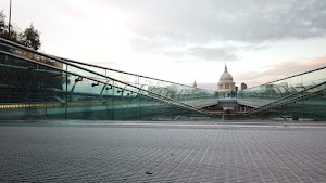 Millennium Bridge Long Exposure Looking Toward St. Paul's Cathedral, London