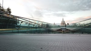 Millennium Bridge Long Exposure Looking Toward St. Paul's Cathedral, London