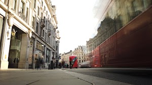 Regent Street, London — Low-Angle Street Scene
