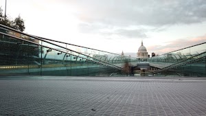 Millennium Bridge Long Exposure Looking Toward St. Paul's Cathedral, London