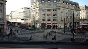 Oxford Circus Intersection at Christmas, London