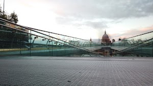 Millennium Bridge Long Exposure Looking Toward St. Paul's Cathedral, London