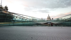 Millennium Bridge Long Exposure Looking Toward St. Paul's Cathedral, London