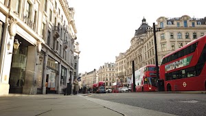 Regent Street, London — Low-Angle Street Scene