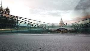 Millennium Bridge Long Exposure Looking Toward St. Paul's Cathedral, London