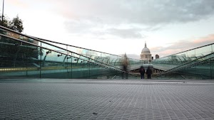 Millennium Bridge Long Exposure Looking Toward St. Paul's Cathedral, London