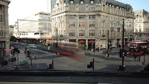 Oxford Circus Intersection at Christmas, London