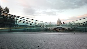 Millennium Bridge Long Exposure Looking Toward St. Paul's Cathedral, London