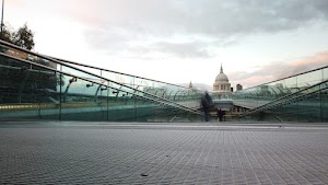 Millennium Bridge Long Exposure Looking Toward St. Paul's Cathedral, London
