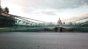 Millennium Bridge Long Exposure Looking Toward St. Paul's Cathedral, London