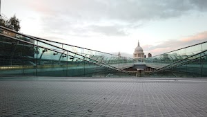 Millennium Bridge Long Exposure Looking Toward St. Paul's Cathedral, London