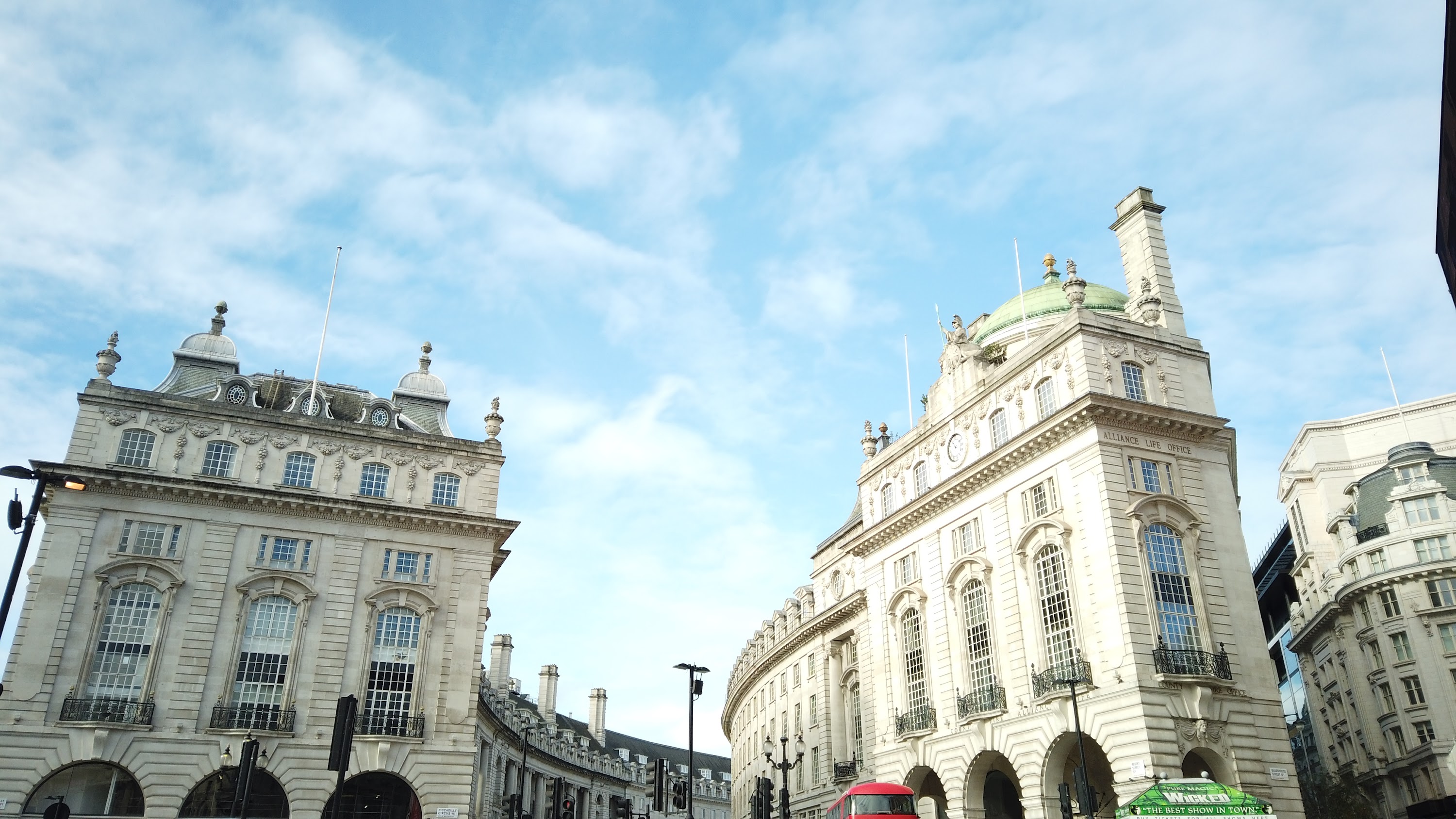 Alliance Life Office Building at Piccadilly Circus, London