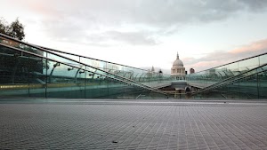 Millennium Bridge Long Exposure Looking Toward St. Paul's Cathedral, London