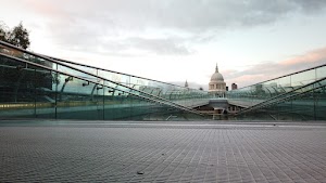Millennium Bridge Long Exposure Looking Toward St. Paul's Cathedral, London