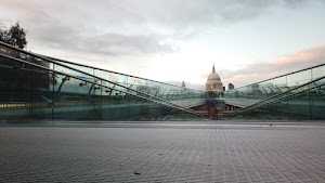 Millennium Bridge Long Exposure Looking Toward St. Paul's Cathedral, London