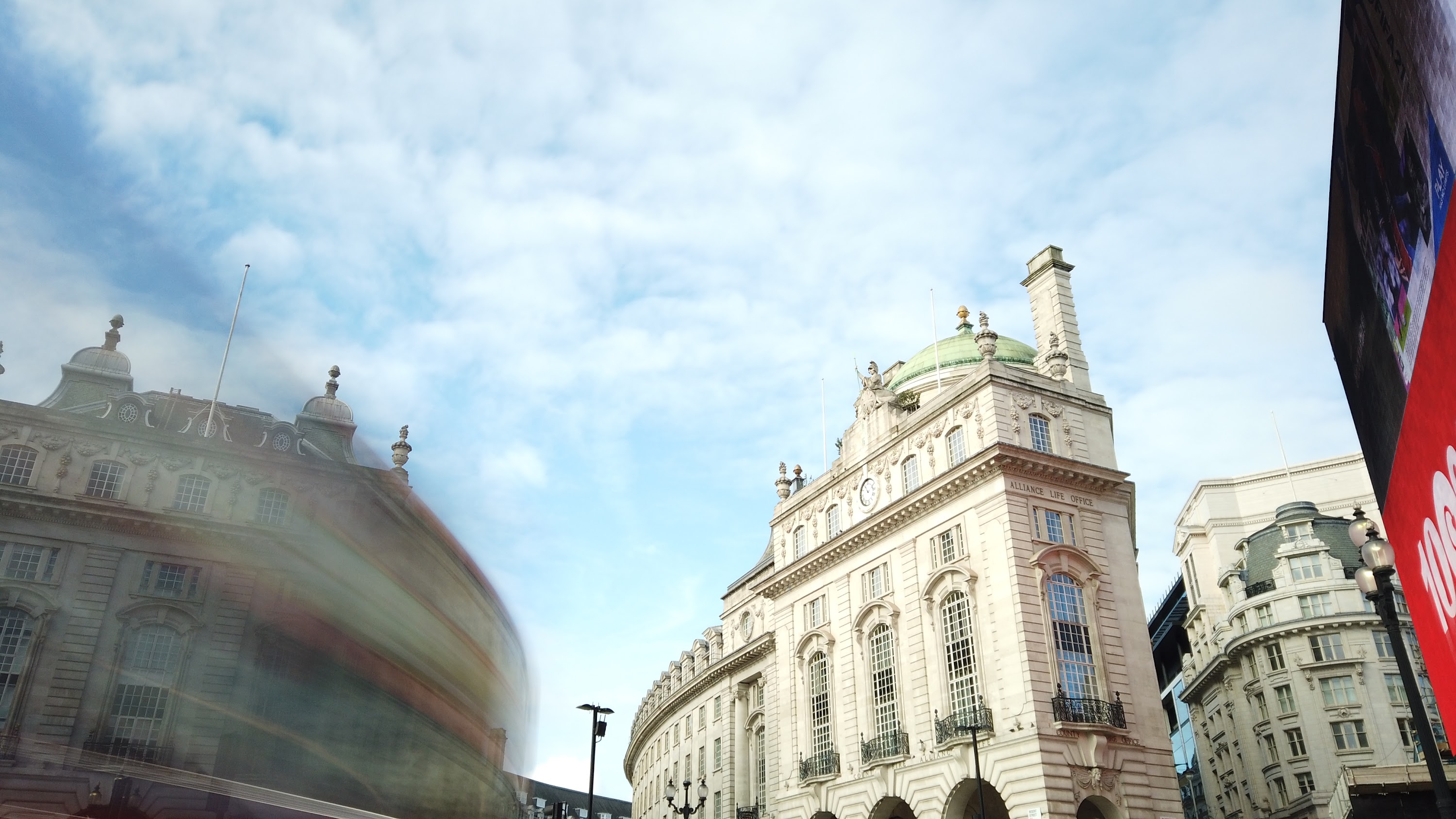Alliance Life Office Building at Piccadilly Circus, London