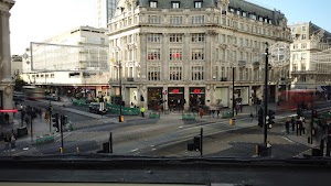 Oxford Circus Intersection at Christmas, London