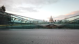 Millennium Bridge Long Exposure Looking Toward St. Paul's Cathedral, London