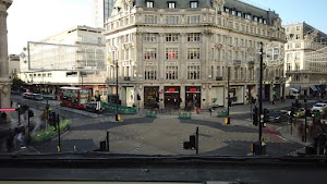 Oxford Circus Intersection at Christmas, London