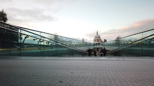Millennium Bridge Long Exposure Looking Toward St. Paul's Cathedral, London