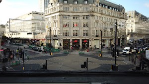 Oxford Circus Intersection at Christmas, London
