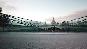 Millennium Bridge Long Exposure Looking Toward St. Paul's Cathedral, London