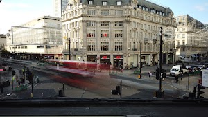 Oxford Circus Intersection at Christmas, London