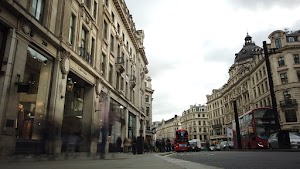Long Exposure on a Grand London Street at Dusk