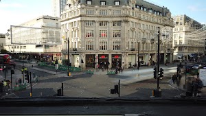 Oxford Circus Intersection at Christmas, London