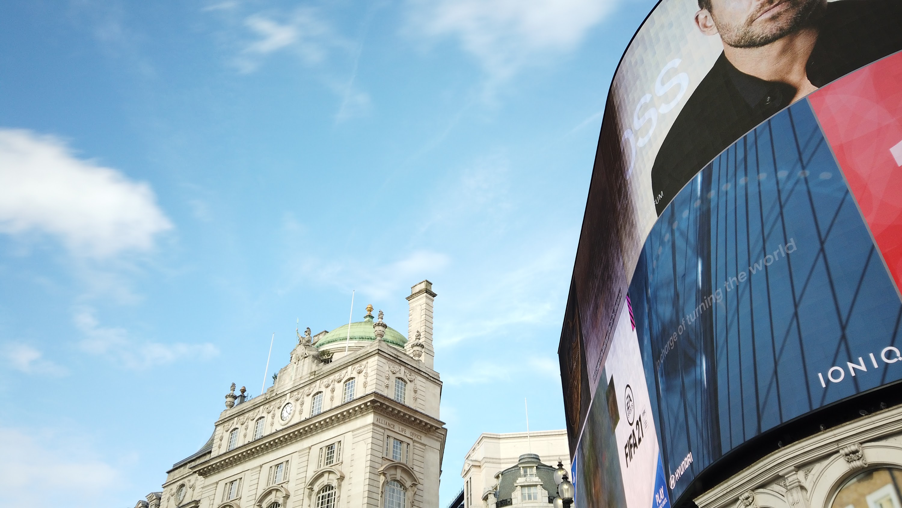 Alliance Life Office Building at Piccadilly Circus, London