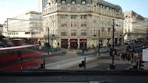 Oxford Circus Intersection at Christmas, London