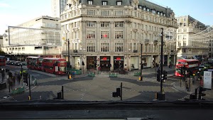 Oxford Circus Intersection at Christmas, London